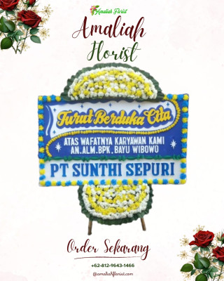 Papan Bunga Duka di Kendari